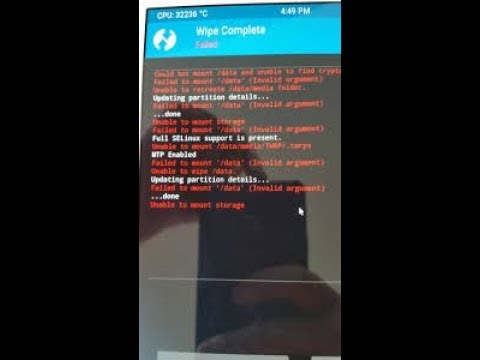 Begini lho! Caranya atasi masalah Failed To Mount System (Invalid Argument) pada Wiko U Feel Prime via TWRP