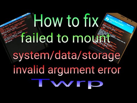 Langkah mudah atasi masalah Failed To Mount System (Invalid Argument) pada Wiko Robby 2 via TWRP