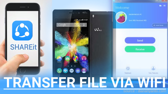 Cara Mudah Transfer File via Wifi di Wiko Bloom 2 Menggunakan ShareIt Terbaru
