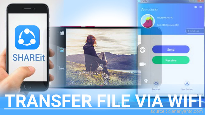 Mengenal Transfer File via Wifi di Wiko Bloom Menggunakan ShareIt Versi Baru