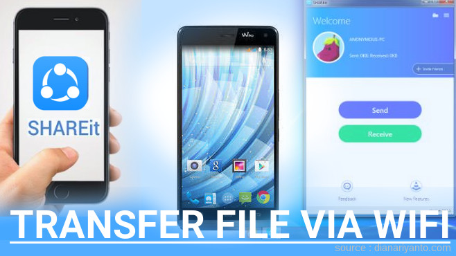 Mudahnya Transfer File via Wifi di Wiko Getaway Menggunakan ShareIt Terbaru