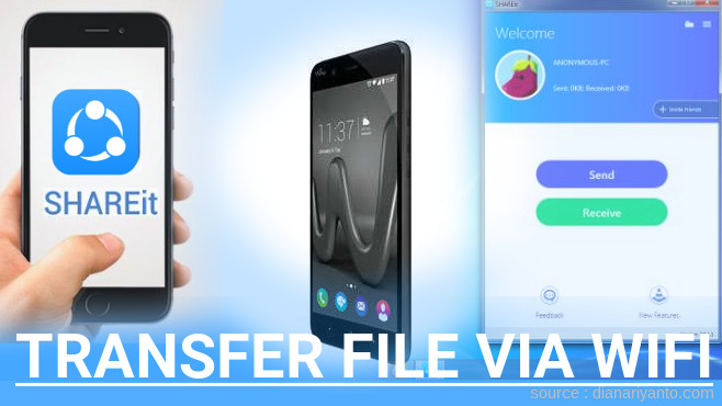 Cara Mudah Transfer File via Wifi di Wiko Harry Menggunakan ShareIt Versi Baru