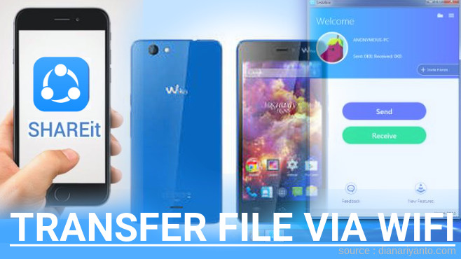 Cara Mudah Transfer File via Wifi di Wiko Highway Signs Menggunakan ShareIt Versi Baru