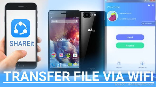 Mengenal Transfer File via Wifi di Wiko Highway Menggunakan ShareIt Versi Baru