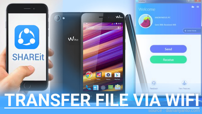 Mengenal Transfer File via Wifi di Wiko Jimmy Menggunakan ShareIt Terbaru