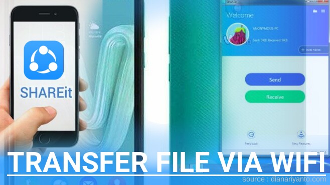 Kirim dan Transfer File via Wifi di Wiko Kenny Menggunakan ShareIt Terbaru