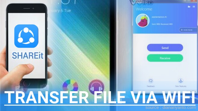 Tutorial Transfer File via Wifi di Wiko Lenny 2 S5030 Menggunakan ShareIt Versi Baru