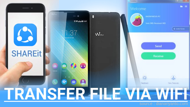 Mengenal Transfer File via Wifi di Wiko Lenny 2 Menggunakan ShareIt Versi Baru