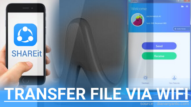Kirim dan Transfer File via Wifi di Wiko Lenny 4 Plus Menggunakan ShareIt Terbaru