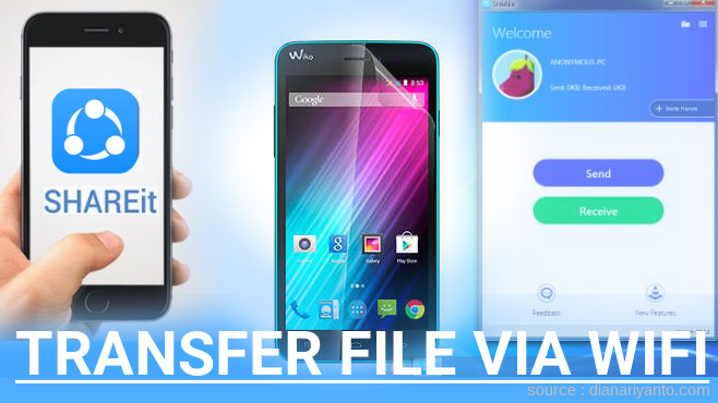 Tutorial Transfer File via Wifi di Wiko Lenny Menggunakan ShareIt Terbaru