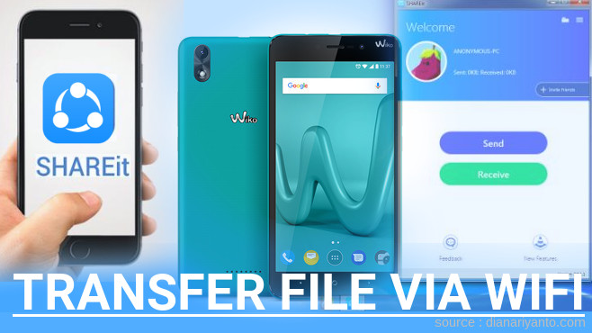 Cara Transfer File via Wifi di Wiko Lenny4 Plus Menggunakan ShareIt Terbaru