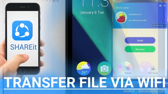 Tutorial Transfer File via Wifi di Wiko Pulp Fab Menggunakan ShareIt Terbaru