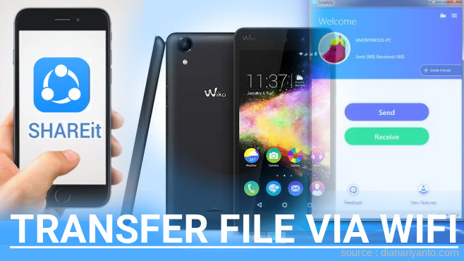 Tutorial Transfer File via Wifi di Wiko RAINBOW UP Menggunakan ShareIt Versi Baru