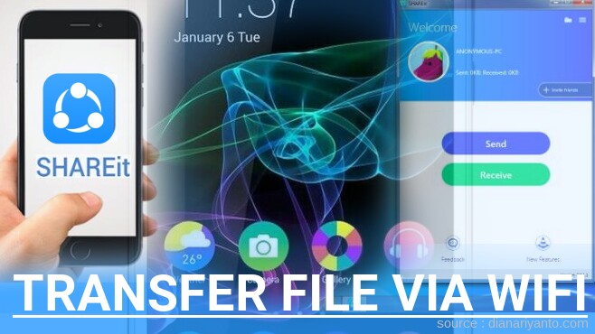 Cara Mudah Transfer File via Wifi di Wiko RIDGE FAB 4G Menggunakan ShareIt Terbaru