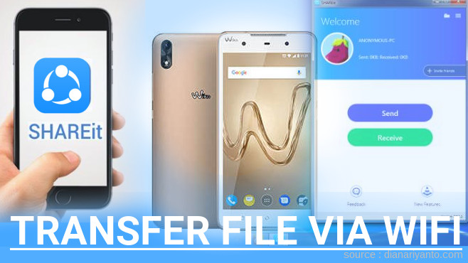Mengenal Transfer File via Wifi di Wiko Robby2 Menggunakan ShareIt Terbaru