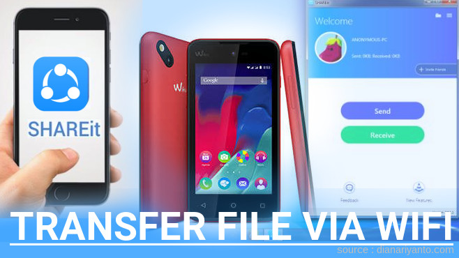 Mudahnya Transfer File via Wifi di Wiko Sunset 2 Menggunakan ShareIt Terbaru
