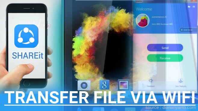 Cara Mudah Transfer File via Wifi di Wiko Sunset S4011 Menggunakan ShareIt Versi Baru