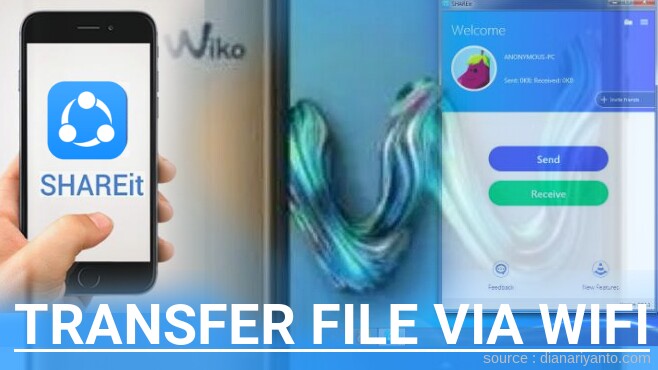 Mudahnya Transfer File via Wifi di Wiko Tommy 3 Menggunakan ShareIt Terbaru