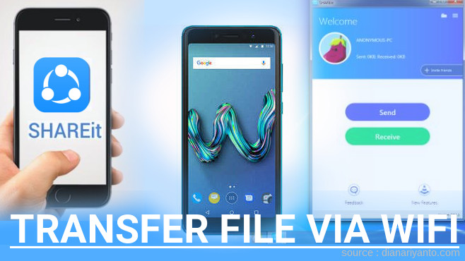Tips Transfer File via Wifi di Wiko Tommy3 Menggunakan ShareIt Terbaru