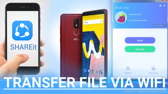 Mengenal Transfer File via Wifi di Wiko View Lite Menggunakan ShareIt Versi Baru