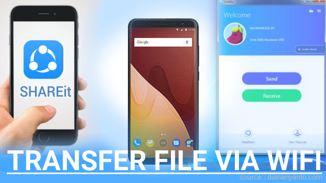 Tutorial Transfer File via Wifi di Wiko View Prime Menggunakan ShareIt Terbaru