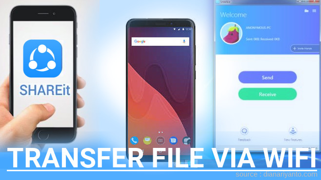 Tips Transfer File via Wifi di Wiko View Menggunakan ShareIt Versi Baru