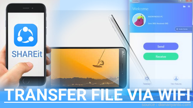 Mengenal Transfer File via Wifi di Wiko Wax 4G Menggunakan ShareIt Versi Baru