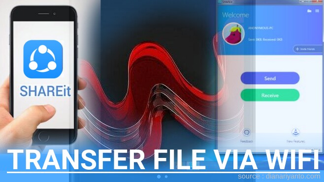 Cara Transfer File via Wifi di Wiko WIM Lite Menggunakan ShareIt Versi Baru