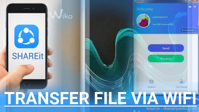 Mudahnya Transfer File via Wifi di Wiko WIM Menggunakan ShareIt Versi Baru
