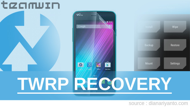 TWRP Recovery Wiko Lenny Tanpa Komputer