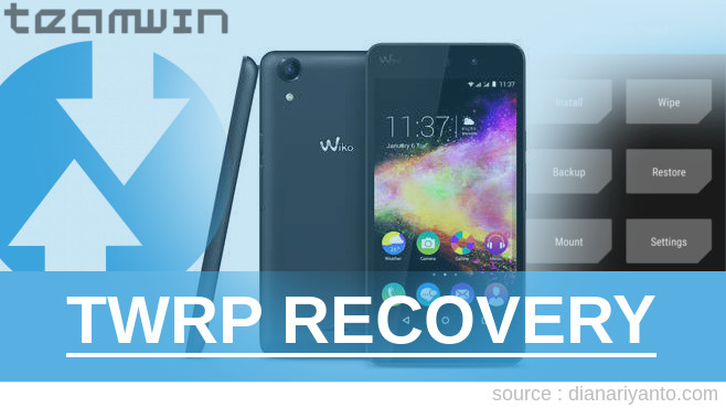 Pasang TWRP Wiko RAINBOW UP Berhasil 100%